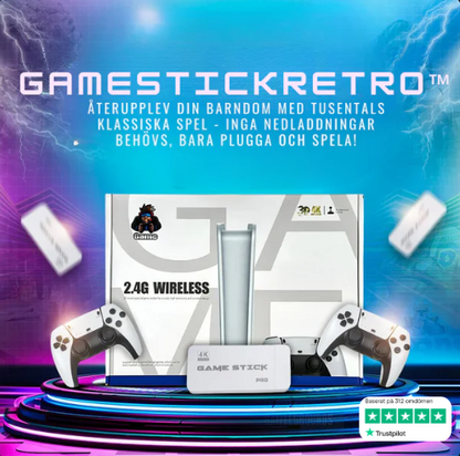 Retro Spelkonsole™ – Nostalgi för Hela Familjen